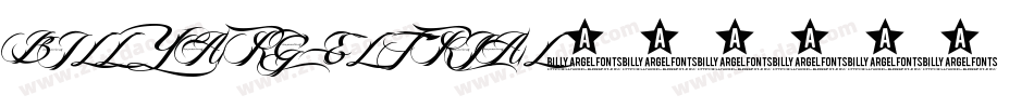 BILLY ARGEL TRIAL字体转换